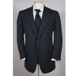 Vtg Southwick Charcoal Herringbone Blazer/Jacket